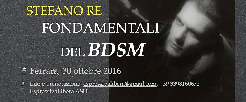 Fondamentali del BDSM - Ferrara