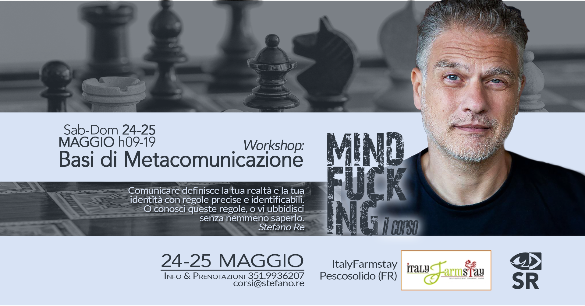 Mindfucking 1 - corso Base a Pescosolido (FR)   maggio 2025