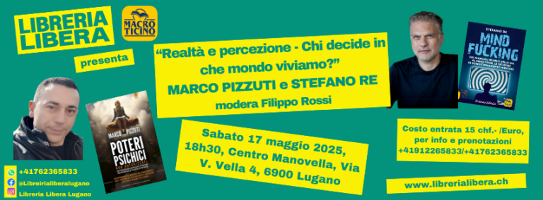 Conferenza Stefano Re a Lugano