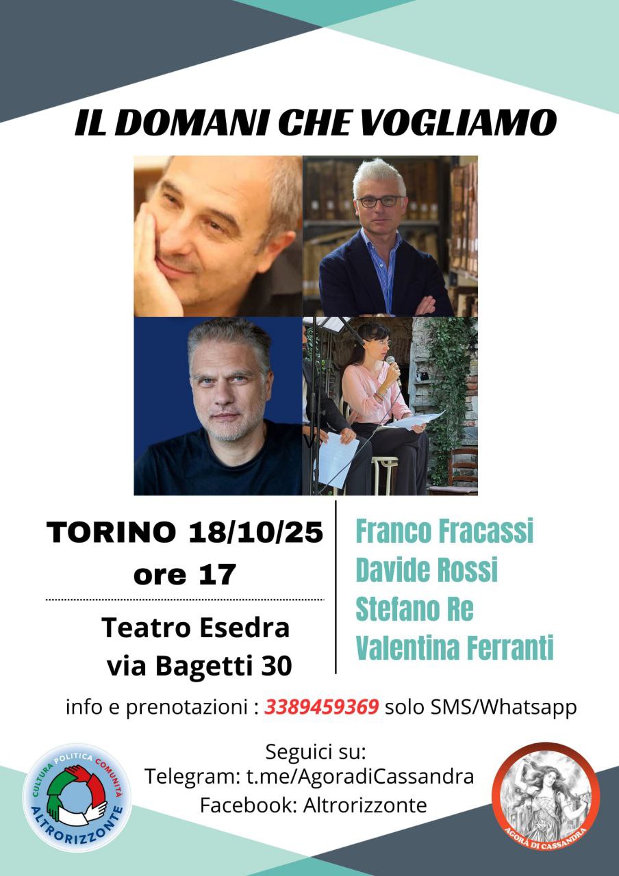 Conferenza “Il domani che vogliamo” con Altrorizzonte